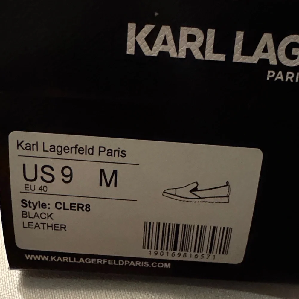 Karl Lagerfeld Black Women's Flats - Picture 8 of 9